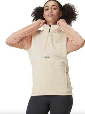 Picture TAHITA 1/4 GRID FLEECE, Pink/Cream, Size L
